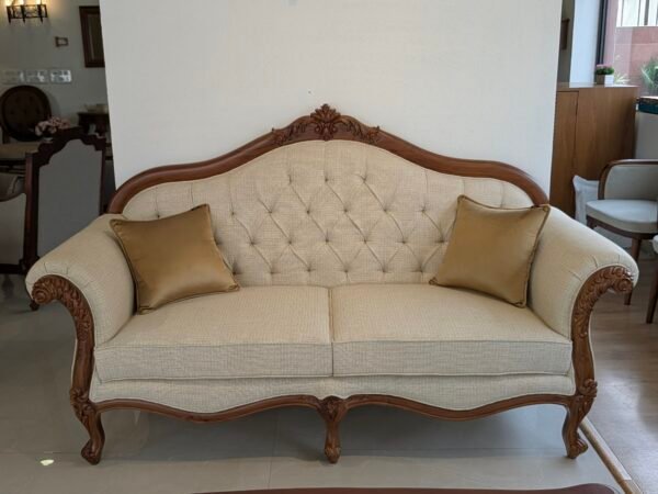 3 seater Carved Sofa – Duplicate